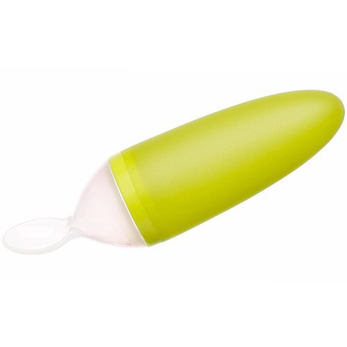 Boon, Squirt, Silicone Baby Food Dispensing Spoon, 4 + Months, Green, 3 oz (89 ml) Review
