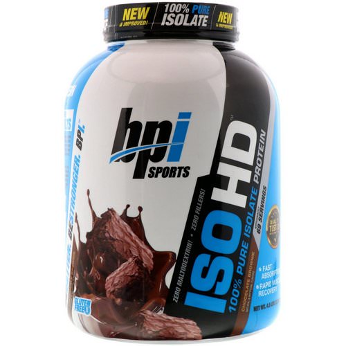 BPI Sports, ISO HD, 100% Pure Isolate Protein, Chocolate Brownie, 4.9 lbs (2,208 g) Review