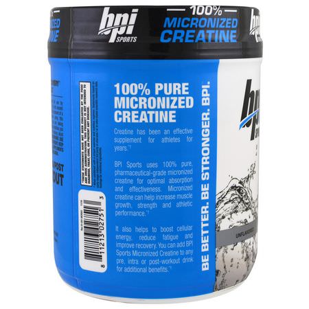 BPI Sports, Creatine Monohydrate, Micronized Creatine