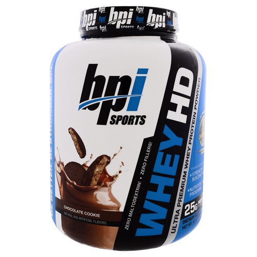 BPI Sports, Whey HD, Ultra Premium Whey Protein Powder, Chocolate Cookie, 4.2 lbs (1,900 g) Review