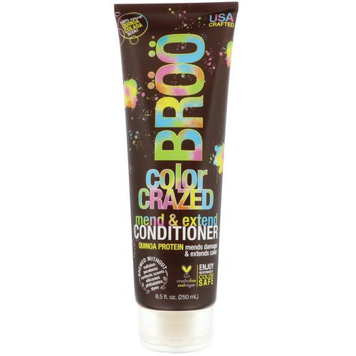 BRoo, Color Crazed Conditioner, Quinoa Colada, 8.5 fl oz (250 ml) Review