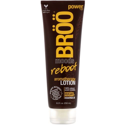 BRoo, Moods, Reboot Aromatherapy Lotion, Energizing Bergamot, 8.5 fl oz (250 ml) Review