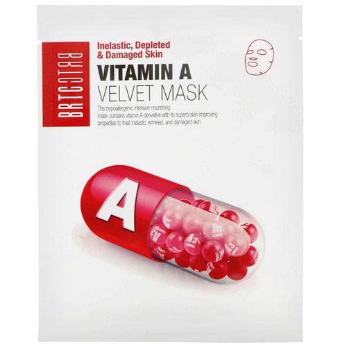 BRTC, Vitamin A Velvet Mask, 1 Mask, 25 g Review