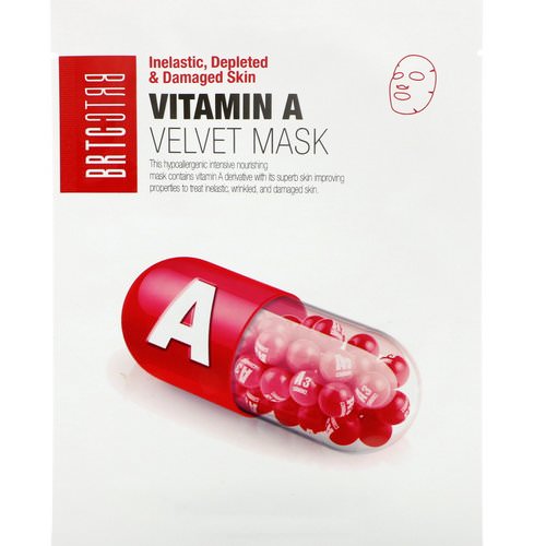BRTC, Vitamin A Velvet Mask, 5 Masks, 25 g Each Review