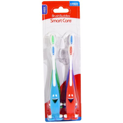Brush Buddies, Smart Care, Kids Toothbrush, 4 Pack Review