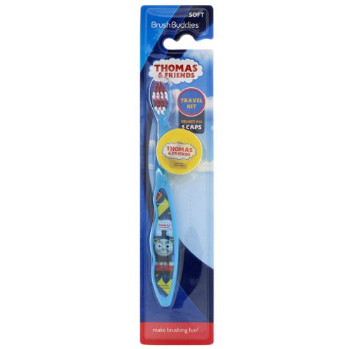 Brush Buddies, Thomas & Friends, Travel Kit, Soft, 1 Toothbrush With Cap Review