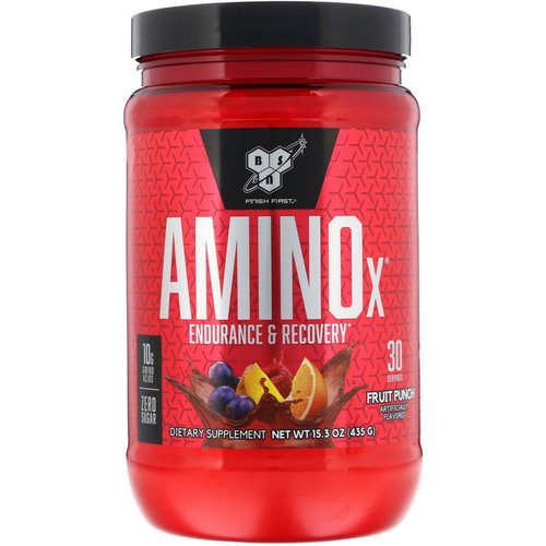 BSN, Amino-X, Endurance & Recovery, Fruit Punch, 15.3 oz (435 g) Review