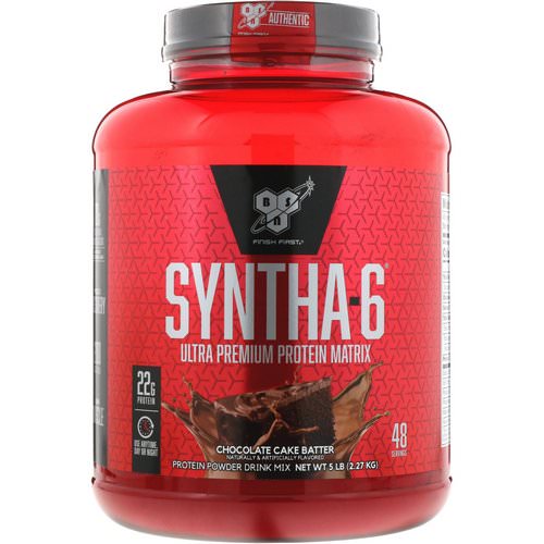 BSN, Syntha 6, Ultra Premium Protein Matrix, Chocolate Cake Batter, 5 lb (2.27 kg) Review
