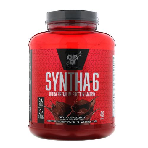 BSN, Syntha-6, Ultra Premium Protein Matrix, Chocolate Milkshake, 5 lbs (2.27 kg) Review