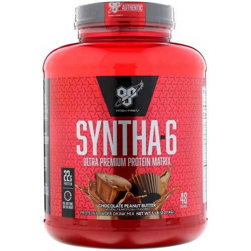 BSN, Syntha-6, Ultra Premium Protein Matrix, Chocolate Peanut Butter, 5.0 lb (2.27 kg) Review