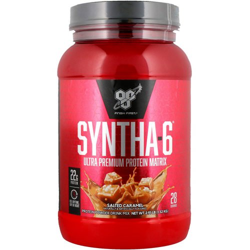 BSN, Syntha-6, Ultra Premium Protein Matrix, Salted Caramel, 2.91 lb (1.32 kg) Review