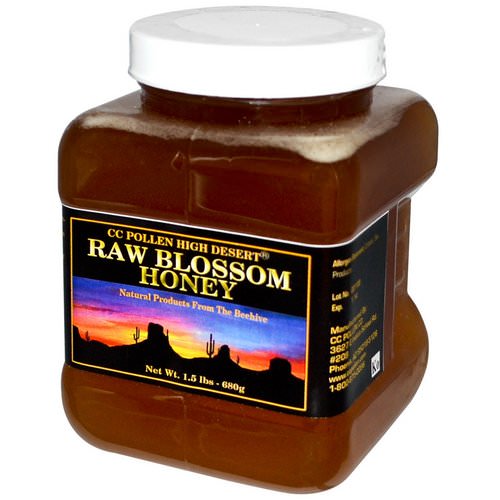 C.C. Pollen, Raw Blossom Honey, 1.5 lbs (680 g) Review