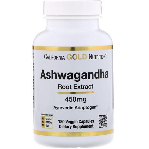California Gold Nutrition, Ashwagandha, 450 mg, 180 Veggie Capsules Review