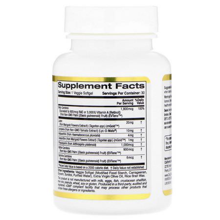 Beta Carotene, Astaxanthin, Antioxidants, Supplements