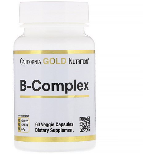 California Gold Nutrition, B-Complex, Essential B Vitamin Complex, 60 Veggie Capsules Review