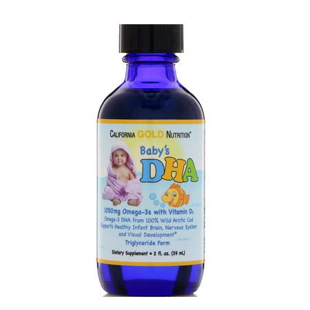California Gold Nutrition CGN, Children's DHA, Omegas