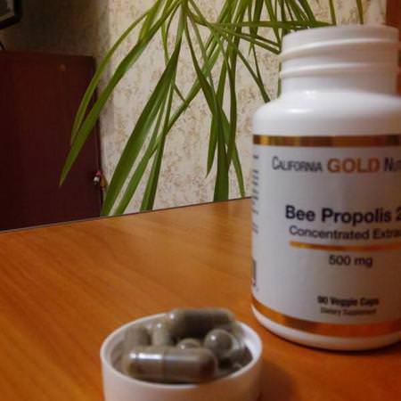 California Gold Nutrition, Bee Propolis 2X, Concentrated Extract, 500 mg, 90 Veggie Caps Review