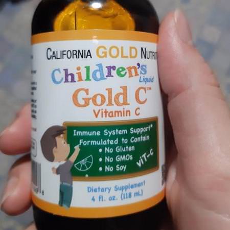 Children's Liquid Gold Vitamin C, USP Grade, Natural Orange Flavor