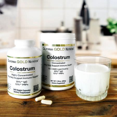 California Gold Nutrition CGN, Colostrum