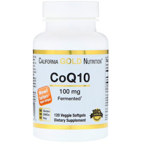 California Gold Nutrition, CoQ10, 100 mg, 120 Veggie Softgels Review