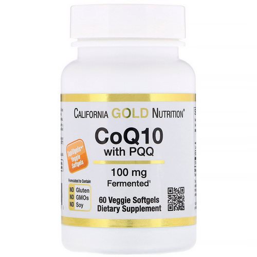 California Gold Nutrition, CoQ10 100 mg with PQQ 10 mg, 60 Veggie Softgels Review