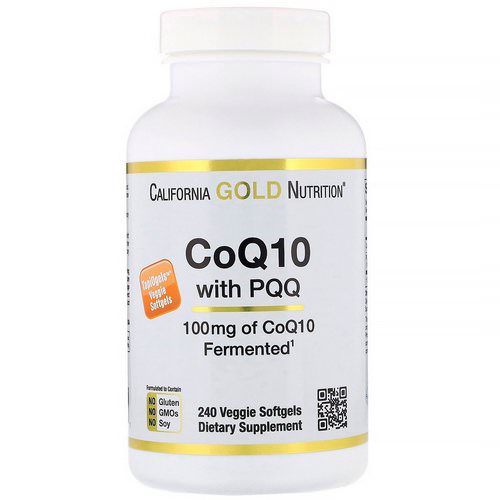 California Gold Nutrition, CoQ10 with PQQ, 100 mg, 240 Veggie Softgels Review