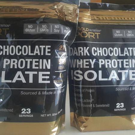 California Gold Nutrition, Dark Chocolate Whey Protein Isolate, 2 lbs (908 g) Review