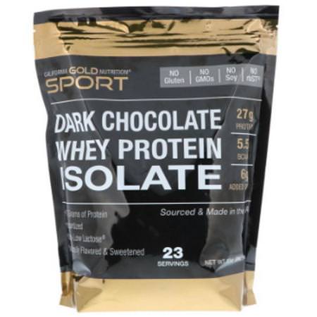 California Gold Nutrition, Dark Chocolate Whey Protein Isolate, 5 lbs (2270 g) Review