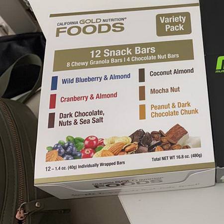 Grocery Bars Snack Bars Sports Nutrition California Gold Nutrition CGN