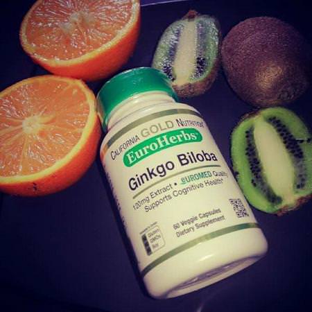 California Gold Nutrition CGN Herbs Homeopathy Ginkgo Biloba