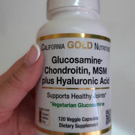 California Gold Nutrition, Glucosamine Chondroitin, MSM plus Hyaluronic Acid, 60 Veggie Capsules Review
