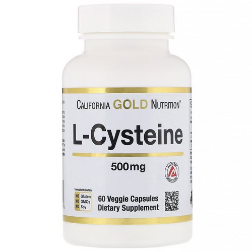 California Gold Nutrition, L-Cysteine, AjiPure, 500 mg, 60 Veggie Capsules Review