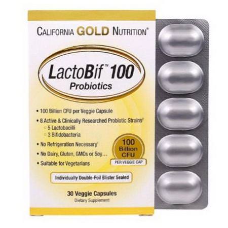 California Gold Nutrition CGN Supplements Digestion Probiotics