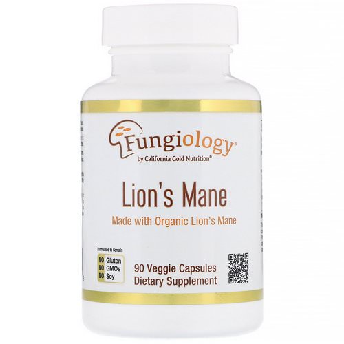 California Gold Nutrition, Lion's Mane, Full Spectrum, Organic Certified, 90 Veggie Capsules Review