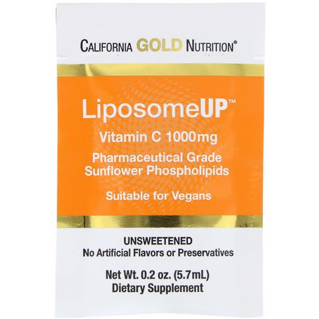 California Gold Nutrition CGN, Liposomal Vitamin C, Cold, Cough, Flu