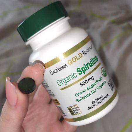 California Gold Nutrition, Organic Spirulina, 500 mg, 240 Tablets Review