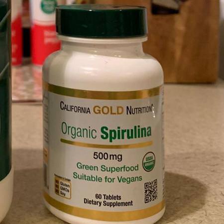 California Gold Nutrition CGN, Spirulina