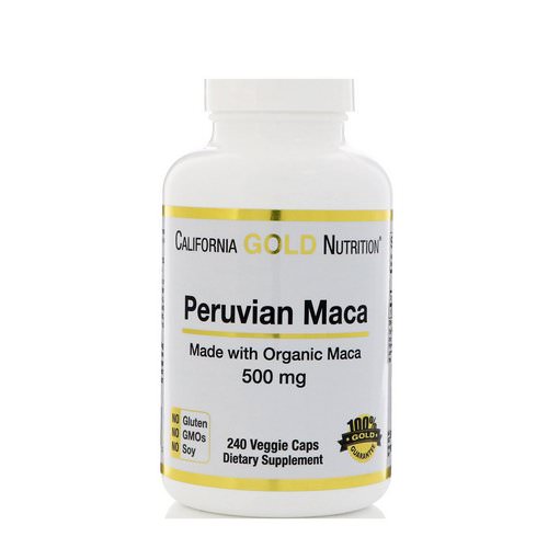 California Gold Nutrition, Peruvian Maca, 500 mg, 240 Veggie Caps Review