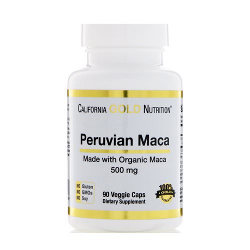 California Gold Nutrition, Peruvian Maca, 500 mg, 90 Veggie Caps Review