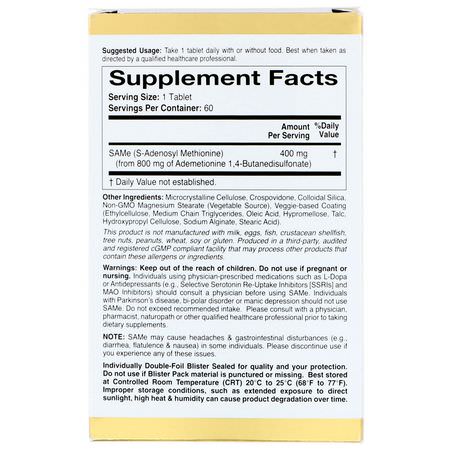 Butanedisulfonate, SAM-e, Healthy Lifestyles, Supplements