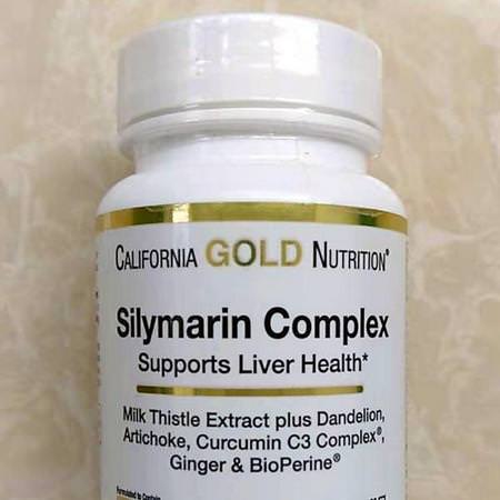 Herbs Homeopathy Milk Thistle Silymarin Ginger Root California Gold Nutrition CGN