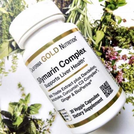 California Gold Nutrition CGN Herbs Homeopathy Milk Thistle Silymarin