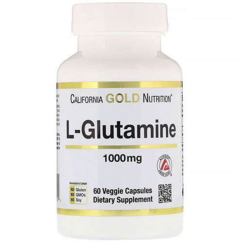 California Gold Nutrition, SPORT L-Glutamine, 1000 mg, 60 Veggie Caps Review