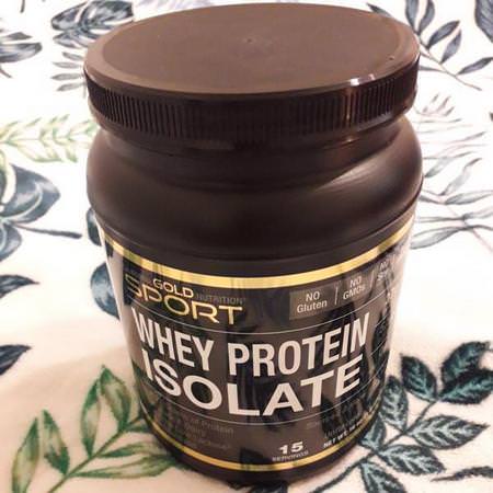 California Gold Nutrition CGN, Whey Protein Isolate