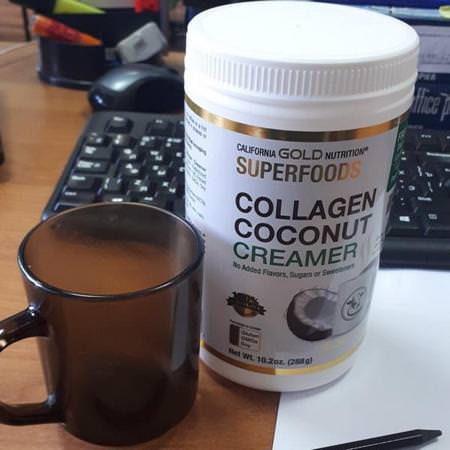 Superfoods, Collagen Coconut Creamer Powder, Unsweetened