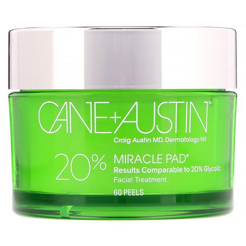 Cane + Austin, Miracle Pad, 20% Glycolic Acid, 60 Peels Review