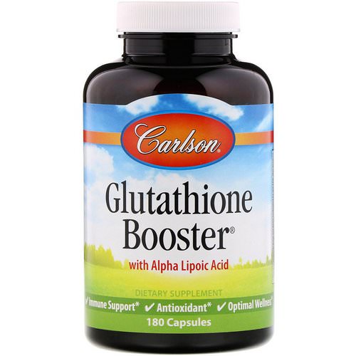 Carlson Labs, Glutathione Booster, 180 Capsules Review