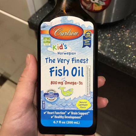Kid's, Norwegian, The Very Finest Fish Oil, Natural Lemon Flavor