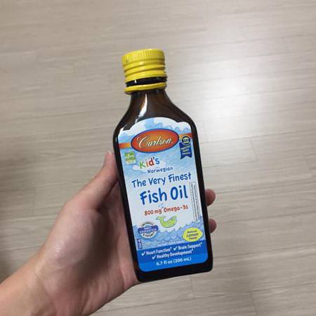 Carlson Labs, Kid's, Norwegian, The Very Finest Fish Oil, Natural Lemon Flavor, 6.7 fl oz (200 ml) Review