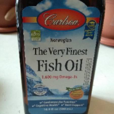 Norwegian, The Very Finest Fish Oil, Natural Orange Flavor